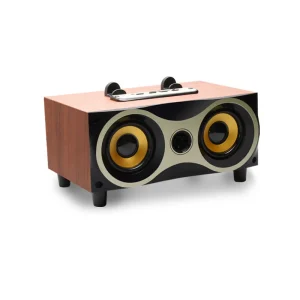 Enceinte Bluetooth En Bois Vintage
