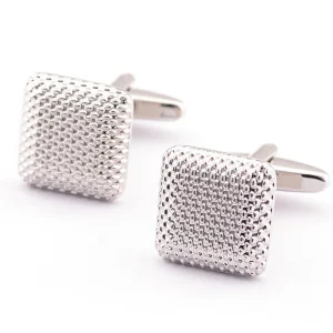 Boutons De Manchette A Carreaux Simples Vintage