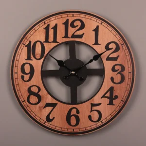 Horloge Murale Sculptée  Vintage
