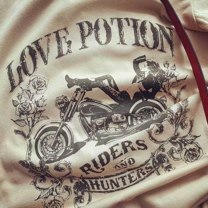 T-Shirt Biker Année 80 Femme – Image 5