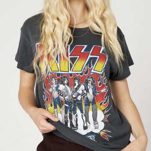 T-shirt Kiss Année 80