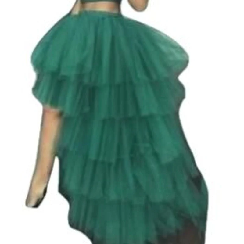 Jupe Longue Bouffante Taille Haute