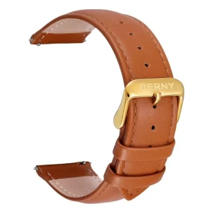 Bracelet Montre Cuir Année 80 Marron