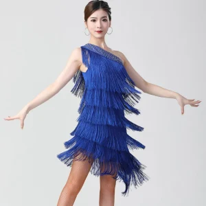 Robe Charleston à Franges Femme